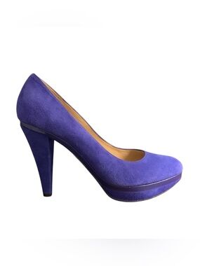 ANTONIO MELANI Violet Suede Platform Pump